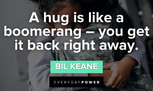 powerful Hug Quotes
