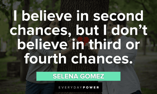 i believe in Second chances quotes