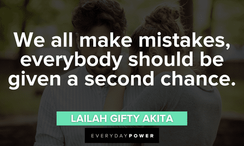 Second chances quotes about mistakes