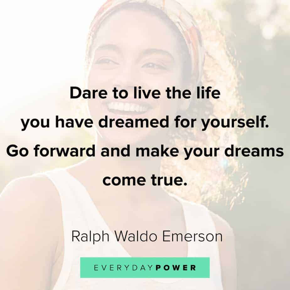 Ralph Waldo Emerson quotes on going forward