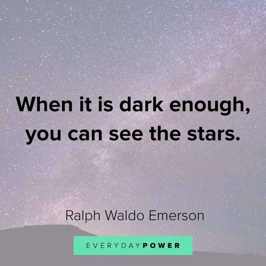 Ralph Waldo Emerson quotes on the stars