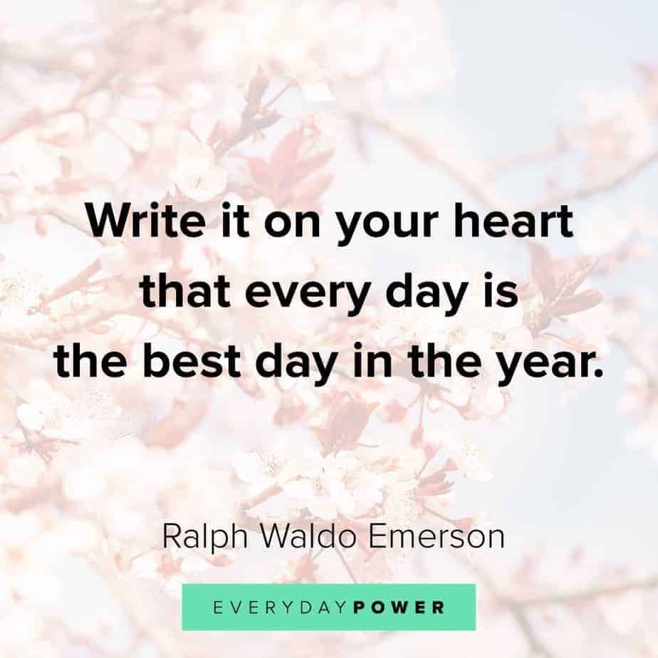 Ralph Waldo Emerson quotes on positivity