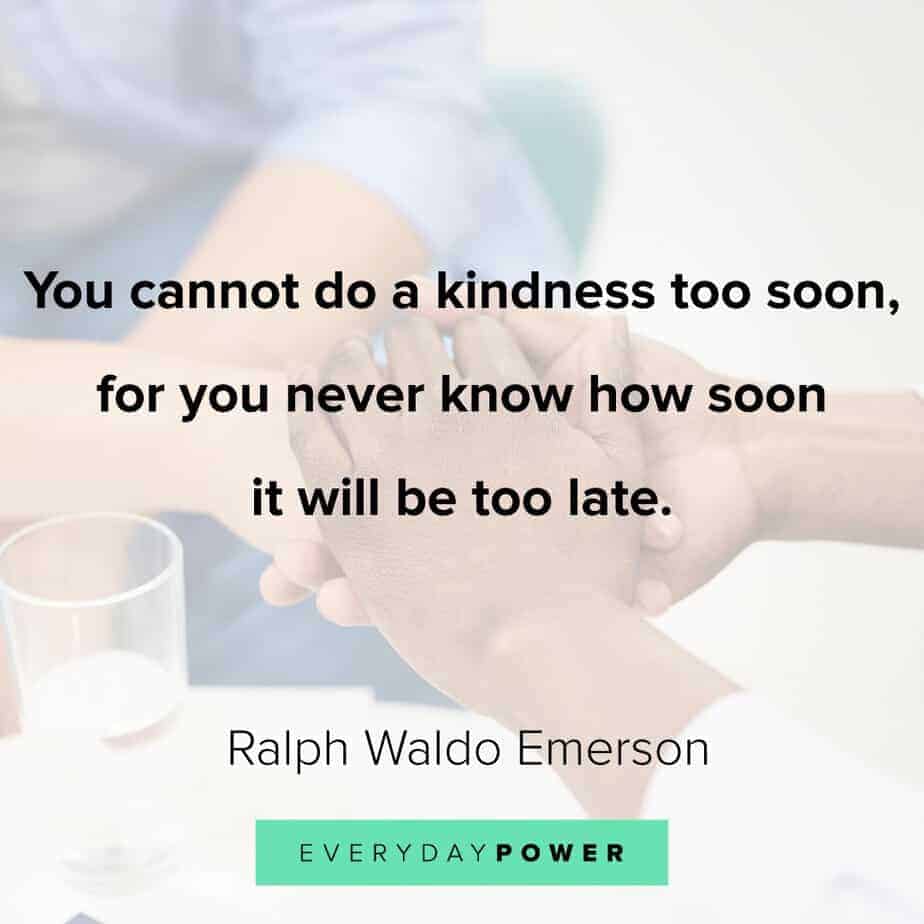 Ralph Waldo Emerson quotes on kindness