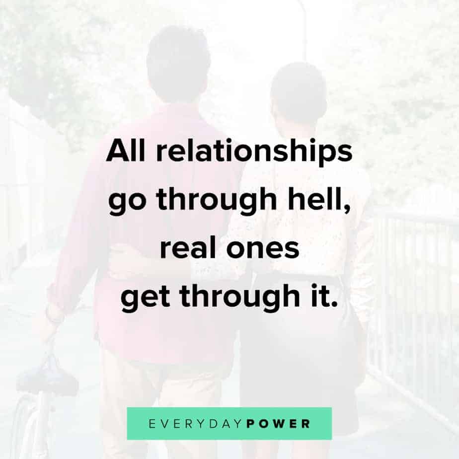 Relationship Quotes on what they go through