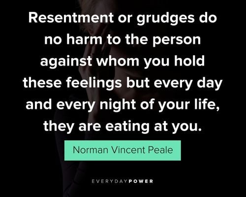 Random resentment quotes