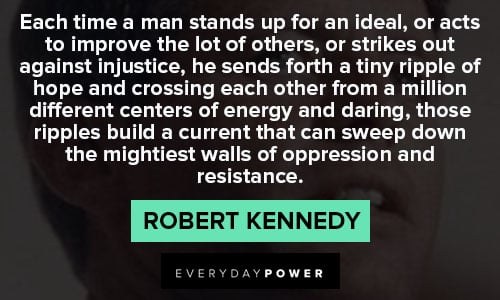 Robert Kennedy quotes about time