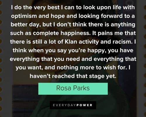 Appreciation Rosa Parks Quotes