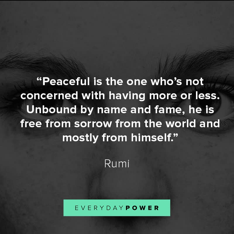 Rumi Quotes on peace