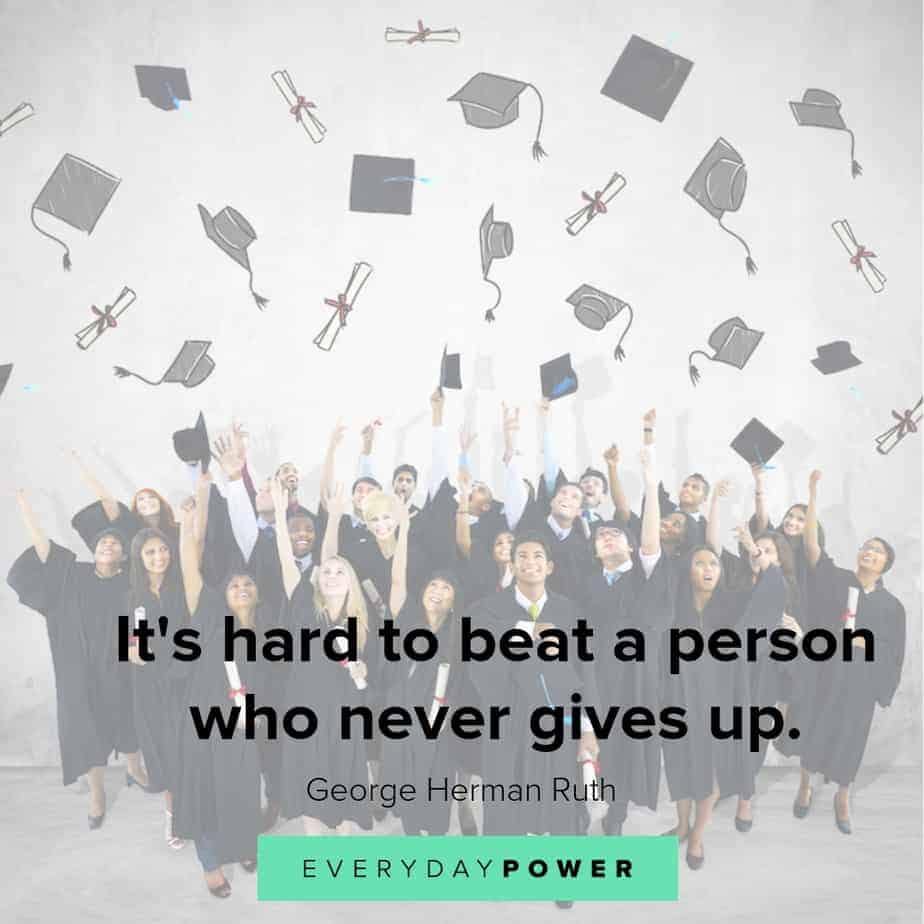 senior year quotes on never giving up