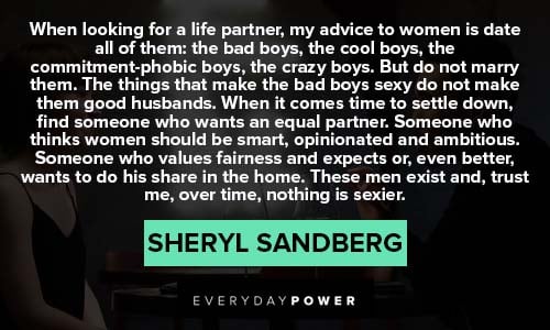 Sheryl Sandberg Quotes about life partner