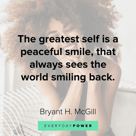 peaceful smile quotes
