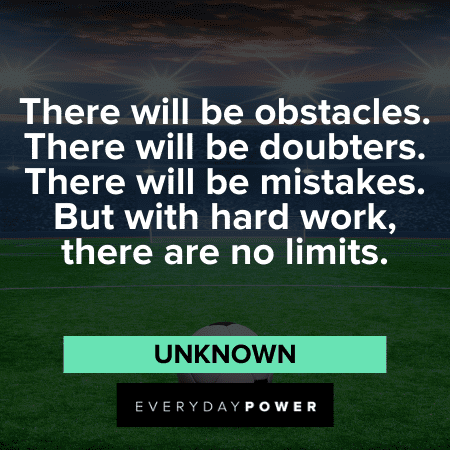 Soccer Quotes about obstacles