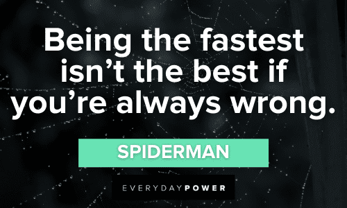wise Spider-Man Quotes