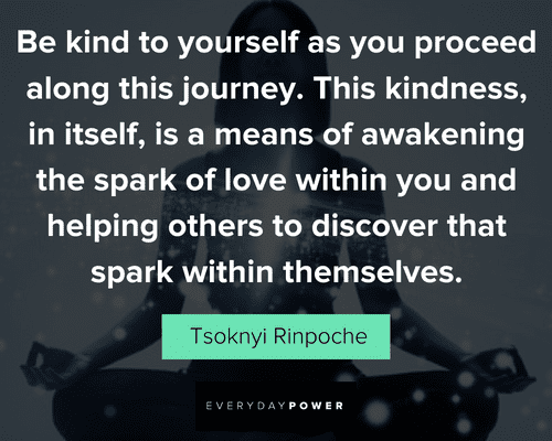 spiritual awakening quotes about be kind to yourself