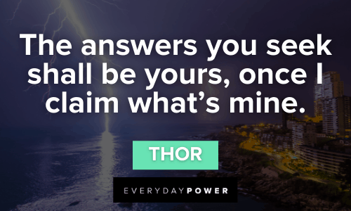 Superhero Quotes from thor