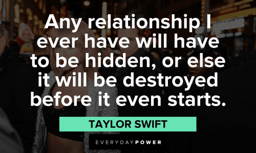 Taylor Swift Quotes about relationships