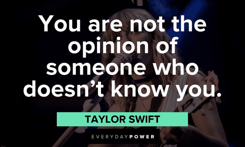 Taylor Swift Quotes about criticism