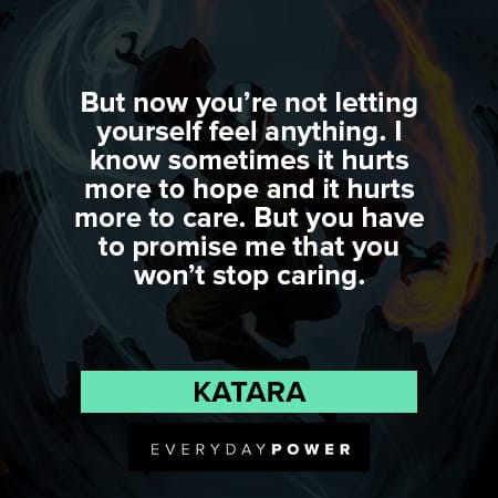 Avatar quotes about caring