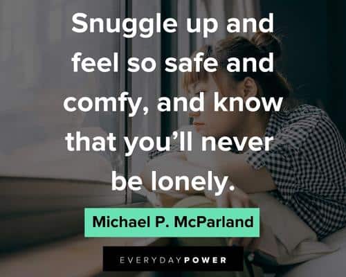 cuddle quotes to feeling comfy