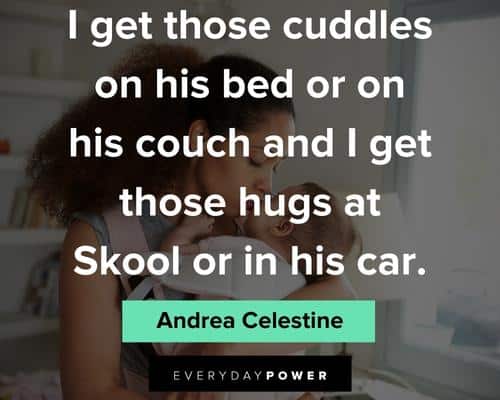 cuddle quotes from Andrea Celestine