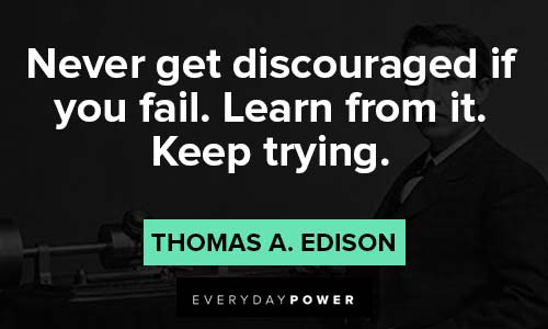 thomas edison quotes about Motivation