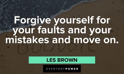 quotes on life lessons forgiving yourself