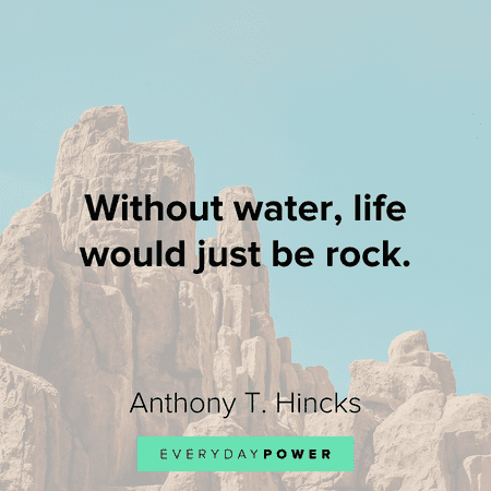 Water is life quotes