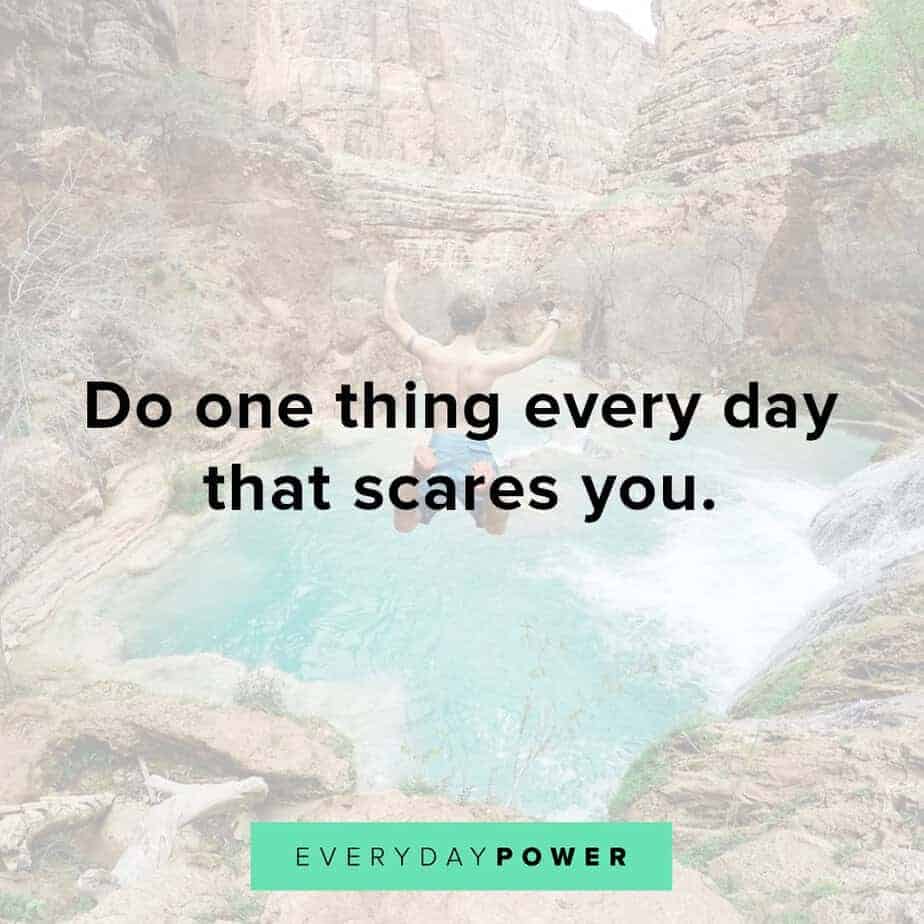 Thursday Quotes about what scares us