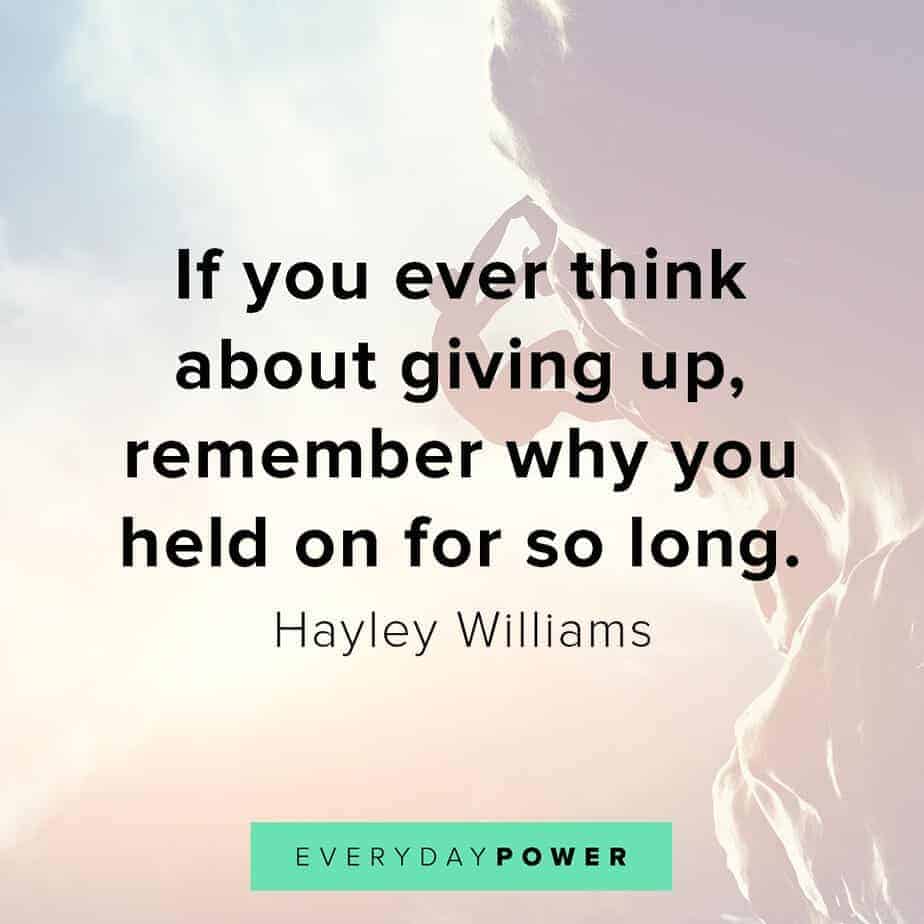 Thursday Quotes on giving up