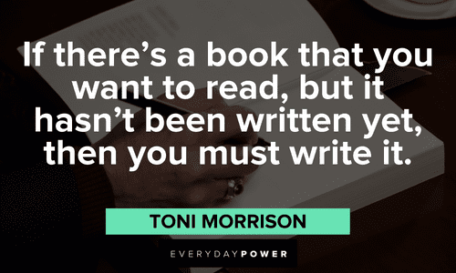 Toni Morrison Quotes about books
