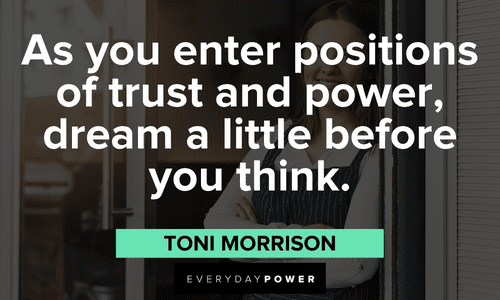 Toni Morrison Quotes about trust