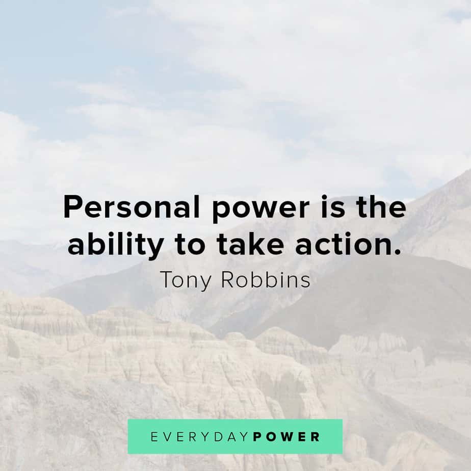 Tony Robbins quotes on personal power