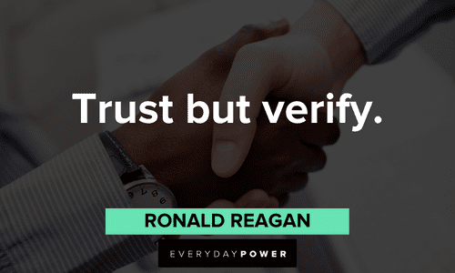 Trust but verify quotes