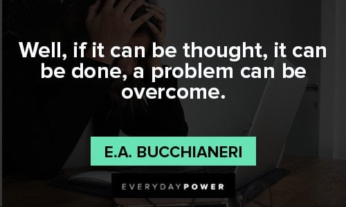 unexpected quotes about overcoming the problems