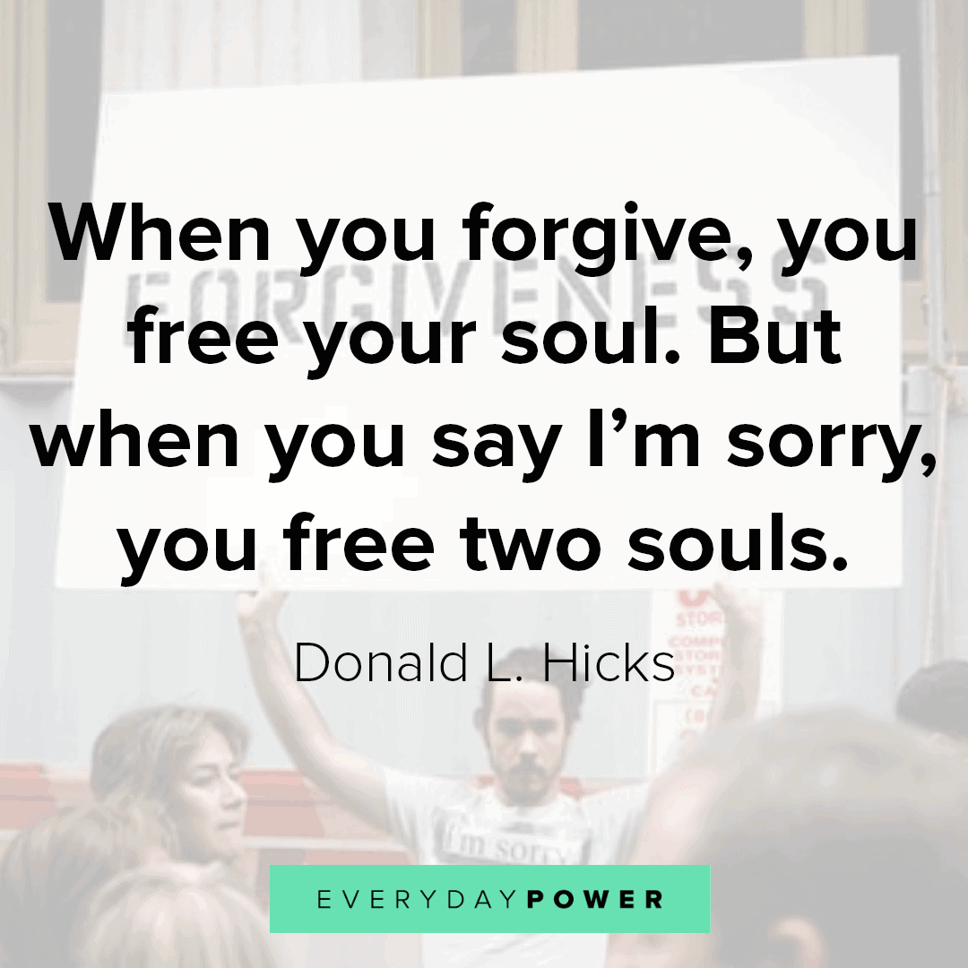  I'm Sorry Quotes to free your soul