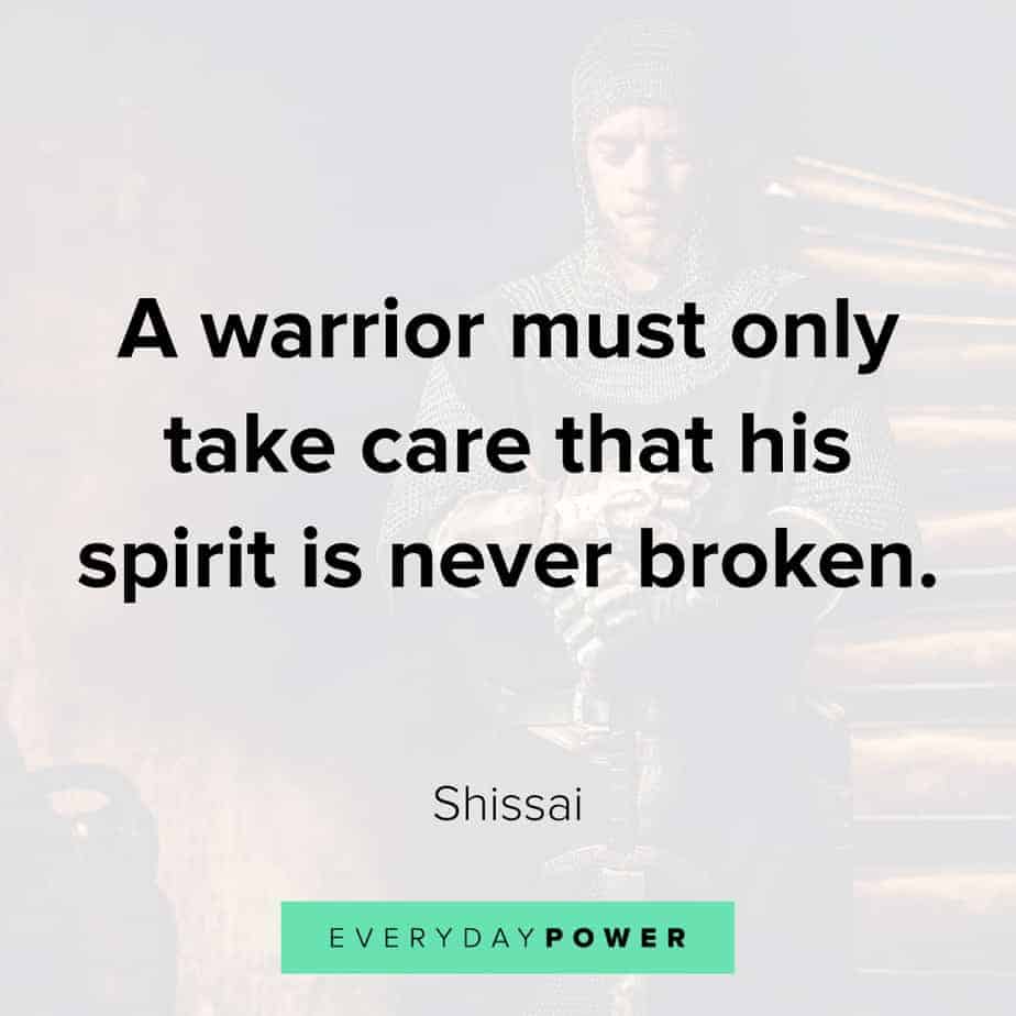 warrior quotes about being broken