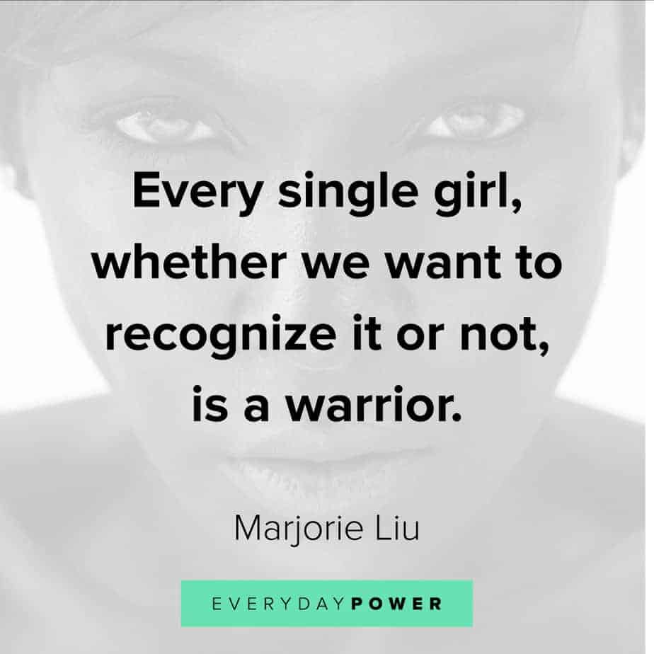 warrior quotes about single girls
