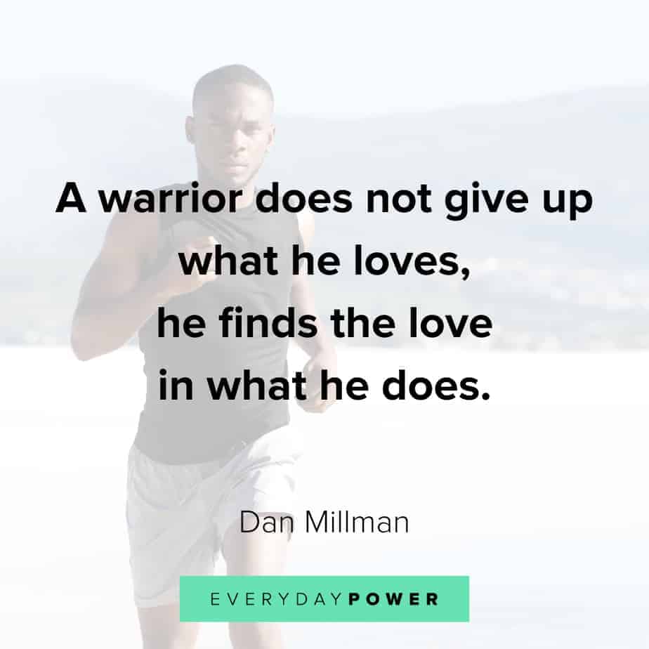 warrior quotes about giving up