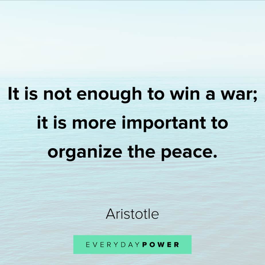 warrior quotes about peace