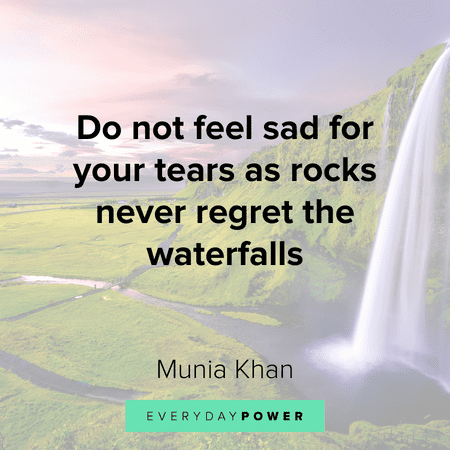 Water quotes about waterfalls