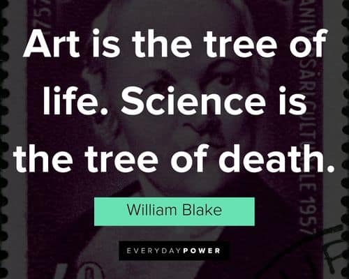 William Blake quotes about art