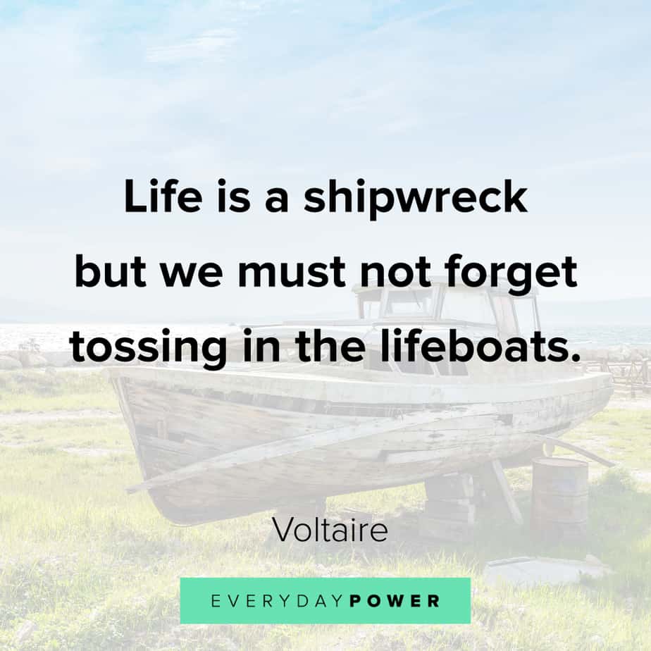 Funny inspirational quotes about shipwrecks