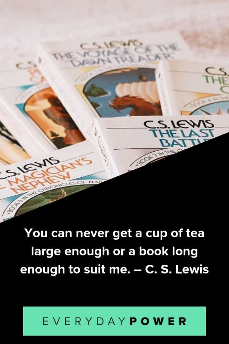 C. S. Lewis quotes on cup of tea