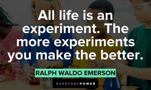wise sayings about life experiments