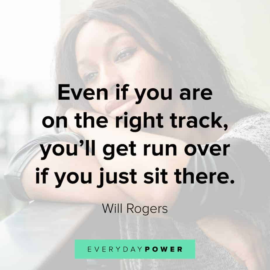 Wednesday Quotes about being on track