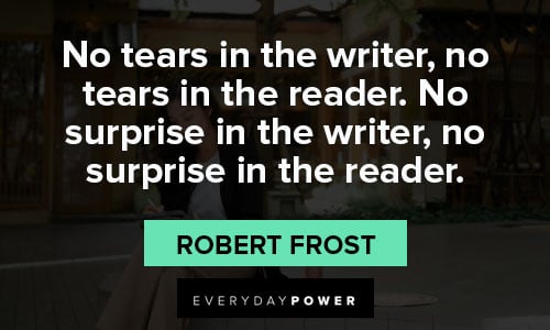 wise writing quotes about surprise in the reader