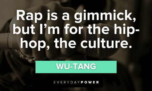 Wu-Tang Quotes about rap